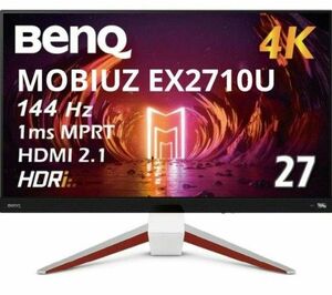 ベンキュージャパン BenQ MOBIUZ EX2710U ゲーミングモニター(27インチ/4K/IPS/144Hz/PS5対応