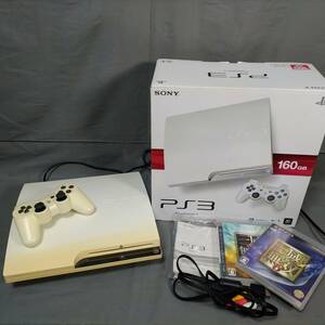 3/8　259178　PS3　本体　CECH-2500A　ソフト　三國無双5　三国無双6　セット　まとめて　ゲーム　Play Station3　プレステ3　箱付