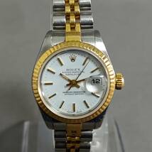 ●　3/22　255924　ROLEX　OYSTER PERPETUAL DATEJUST　ロレックス　レディース　腕時計　コンビカラー　デイトジャスト_画像1