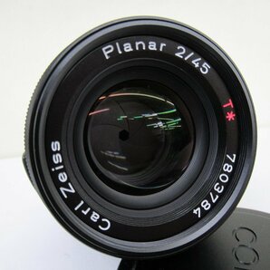 コンタックス CONTAX レンズ Carl Zeiss Planar 2/45 T* 中古 ジャンク G3-84◎の画像5