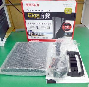 T10896p 新古品 有線LANルーター BUFFALO BHR-4GRV2② メーカー保証付