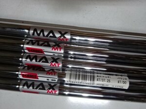 R13. 美品　KBS MAX MT85 JP スチール 6I～PW用　シャフト　5本セット (フレックス・・S)