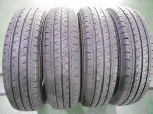 中古 ヨコハマ タイヤ 165/80R13 ブルーアースRY55 2021年製