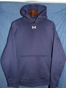 UNDER ARMOUR/アンダーアーマー*プルオーバーパーカ*ネイビー*size M*トレーニングストリートGOLFスポーツトラック