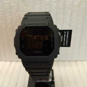 G-SHOCK 5600シリーズ ソリッドカラーズ デジタル スクエア ブラック 反転液晶 メンズ腕腕時計 DW-5600UBB-1JF 新品国内正規品タグ付きの画像6