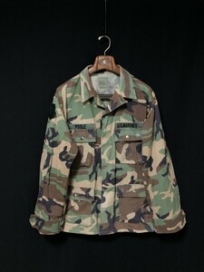 米軍　90s ヴィンテージ◆Coat Hot Weather Woodland Camouflage Pattern Combat　BDUジャケット