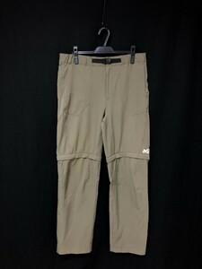 ◆MILLET ミレー 2way トレッキングパンツアウトドアパンツ L　