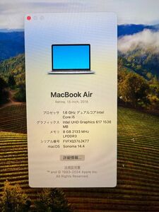 MacBook Air A1932 2018年製