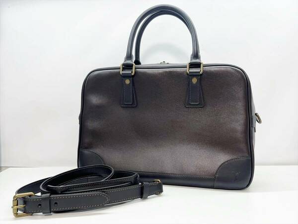 美品　Louis Vuitton　ルイヴィトン　ユタ　アコマ　2WAY　ビジネスバッグ　カフェ　ゴールド M95792