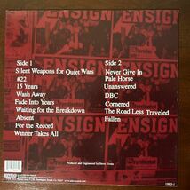 【LP】Ensign / Cast The First Stone Nitro Records 15823-1 US Orig 1999 検）Hardcore Punk Red ヴァイナル_画像2
