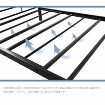 【期間限定2000円値下げ】二段ベッド ベッド スチール 耐震 シングル パイプベッド パイプ 金属製 【2色選択可】_画像9