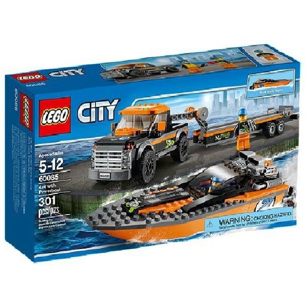 ★☆レゴ 60085 シティ パワーボートと4WDキャリアー LEGO City☆★