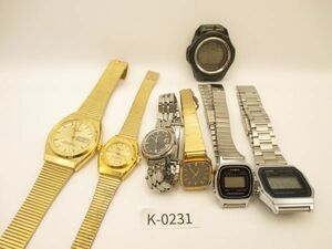 231K【ジャンク/部品取り】セイコーSEIKOカシオCASIO/オリジナルOriginal◆腕時計 まとめて◆メンズ/レディース/手巻き/デジタル/アナログ