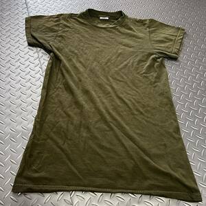 US 米軍放出品　TシャツSMALL OD ランニング　スポーツ　サバゲ　(INV H#28)