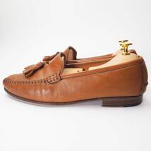 サルヴァトーレ フェラガモ Salvatore Ferragamo タッセルローファー 革靴 スリッポン 本革 モカシン ブラウン 7.5EE（25.5cm相当）_画像4