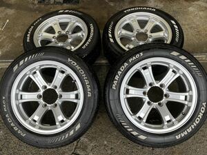 ハイエース ホイール タイヤ 17インチ キーラー 215/60R17 2022年製 バリ山４本セット 7.5J ホワイトレター バン用国産 直接引取可横浜町田