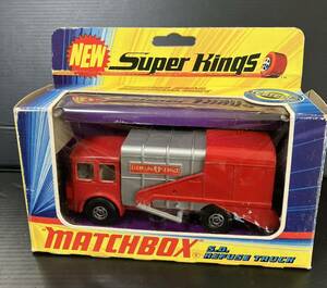 マッチボックス（matchbox） ごみ収集車 REFUSE TRUCK KING SIZE K-7 ミニカー　箱付当時物 MATCHBOX スーパーキング 