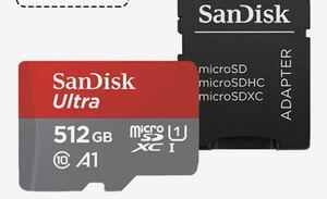 microSD マイクロSDカード 512GB.