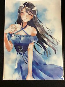 青ブタ展 A4クリアファイル＜桜島麻衣キービジュアル＞ ＜牧之原翔子 大人Ver.＞未開封