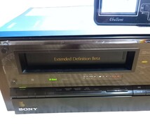 1円～ 希少 動作品 SONY ソニー BETA ED ベータビデオデッキ EDV-9000 取扱説明書付属 オーディオ機器_画像2