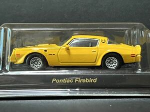 京商 1/64 USAスポーツカーミニカーコレクション PONTIAC FIREBIRD ファイヤーバード トランザム イエロー