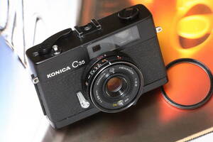 コニカ KONICA C35 ブラック 完動美品