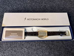 腕時計 SEIKO Y15W-5A20 デュアルタイム レクタンギュラー型 金文字盤 未使用　MOTOMACHI