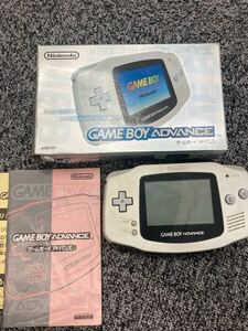 ②ゲームボーイアドバンス 任天堂 Nintendo ADVANCE ニンテンドー ホワイト AGB-001