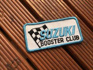 【70's SUZUKI ブースタークラブ ワッペン】ビンテージ スズキ