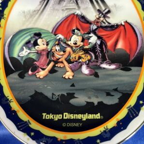 ディズニー 絵皿 プレート ハロウィン 2000 ミッキーマウス ミニーマウス ドラキュラグーフィー プルート Disney TDLの画像7