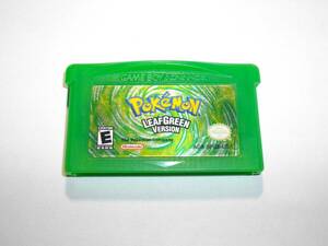 海外版　正規品　GBA ポケットモンスター　リーフグリーン　北米版　ポケモン　ゲームボーイアドバンス　POKEMON LEAF GREEN