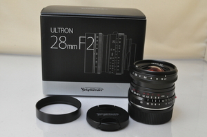 ★★極上品 Voigtlander ULTRON 28mm F/2 VM Lens w/Box♪♪#1884EX