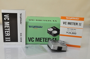 ★★極上品 Voigtlande VC METER II 露出計 VCメーターIIシルバー w/Box♪♪#5763EX