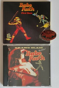 BABE RUTH CD 2枚 FIRST BASE GRAND SLAM THE BEST OF ベーブ・ルース BRITISH ROCK 70S REMASTER THE MEXICAN BLACK DOG ALAN SHACKLOCK