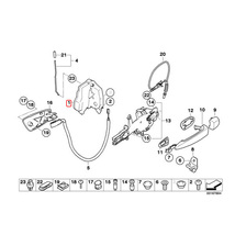 BMW X1/E84 X3/E83/F25 X5/E70 X6/E71 X5M X6M xDrive25i/30i/20d/20i/28i/35i/48i/35d/50i リア ドアロックアクチュエーター右51227202148_画像2