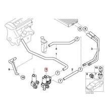 BMW 3シリーズ E46 318i 318Ci 316ti 318ti M3 ヒーターバルブ/ウォーターバルブ 補助ポンプ付き 64118369807_画像2