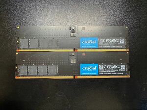 Crucial 32GB×2(64GB)デスクトップ用メモリ DDR5-4800