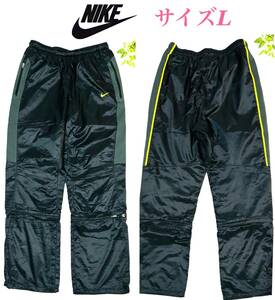 NIKE　ナイキ　トレーニングウェア　パンツ＆ハーフパンツ　２way仕様　中綿　防寒　ブラック　メンズS　＊セットアップ可能