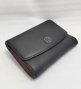 Tory Burch トリーバーチ 財布 三つ折り財布 ブラック ブラウン