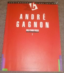 アンドレ・ギャニオン ピアノ作品集1(ANDRE GAGNON/めぐり逢い,夢のあと,印象物語,夜風に誘われて,セピア色の写真,夏の終わり,夕暮れから