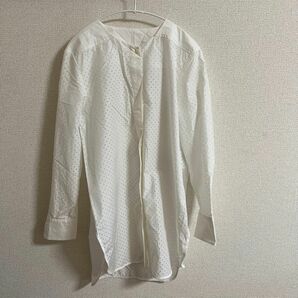 Tomorrowland トゥモローランド シャツ ブラウス レイヤードスタイル ホワイト 長袖