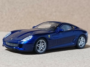 ◆京商/KYOSHO(1/64)◆フェラーリ・599GTB・フィオラノ(紺メタ)◆ルース/ややジャンク★夢屋KY015★