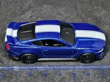 ◆ホットウィール/Hot Wheels(約1/64)◆フォード・シェルビー・GT350R(紺メタ&白)◆ルース/傷少良品/リアルライダー★夢屋HW046★_画像6