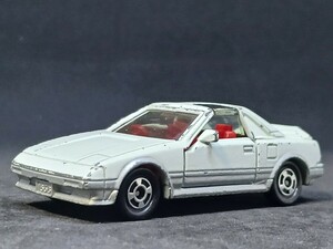 ◆日本製トミカ/赤箱(1/56)◆トヨタ・SV-3/MR2(AW11/白&銀)◆箱なし/ルース/ジャンク★夢屋JT200★