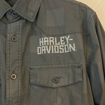 【ハーレーダビッドソン】◆長袖シャツ◆HARLEY-DAVIDSON◆ライディングウェア◆バイクウェア◆バイク ツーリング◆黒◆【メンズ S】_画像6