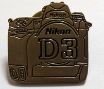 Nikon オリジナル D3 ピンバッチ _画像1