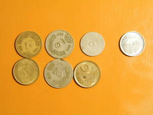 エジプト　埃及　硬貨　コイン　7枚　