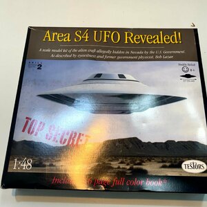 プラモデル 未組立 AREA S4 UFO Revealed S4地区のUFOの姿、明らかに! 1:48 冊子付