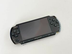 【ジャンク】ソニー SONY PSP本体のみ　ブラック本体PSP-3000 通電のみ確認済み　その他未確認　電池カバー電池パック無し　現状渡し