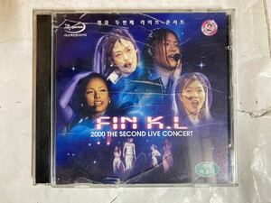 VCD ビデオCD 2枚組 Fin.K.L ピンクル 2000 THE SECOND LIVE CONCERT ライヴコンサート